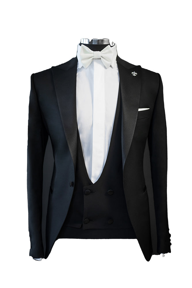 Peak Lapel Tuxedo with Vest